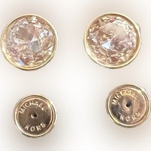Michael Kors Rose Gold Crystal Studs